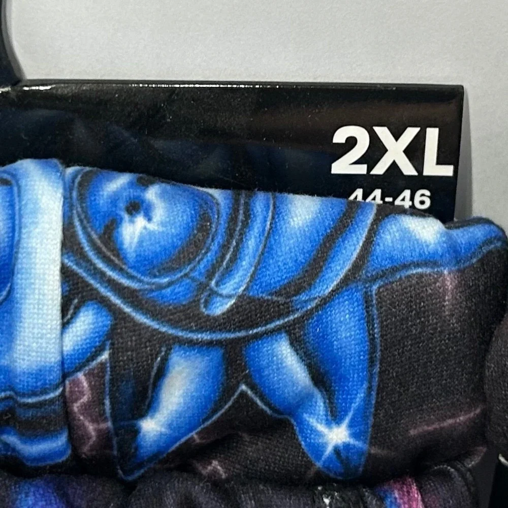 Rick and‎ Morty Mens 2-Pack Boxer Briefs 2XL 44-46 Space Lightning Bioworld NEW